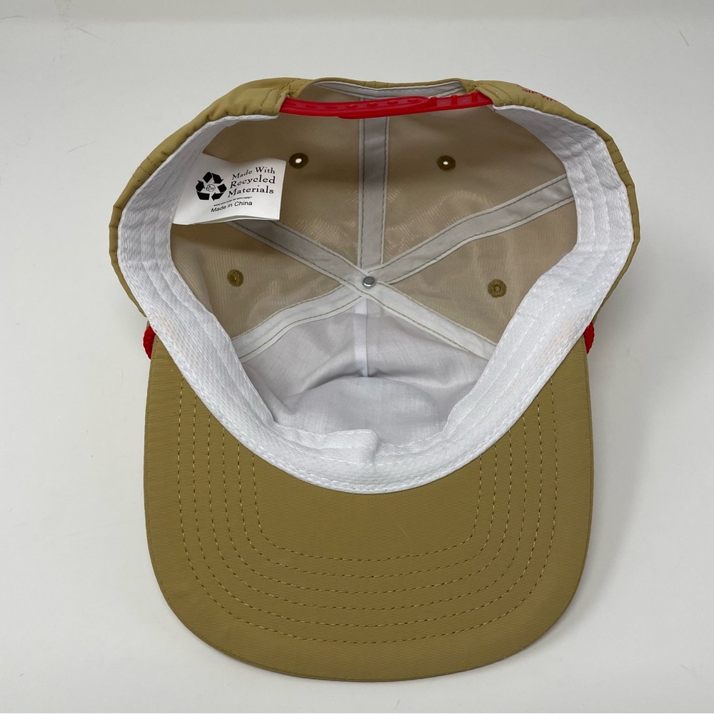 Beige Rope-Trim Baseball Cap - Picture 7 of 10